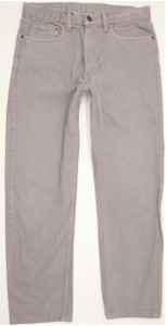 Levi's 615 Men Grey Straight Regular Jeans W33 L29 (93561)