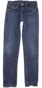 Levi's 511 Men Blue Straight Slim Jeans W30 L33 (93511)