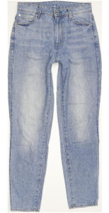 G-Star 3301 High 90's Blue Straight Slim Jeans High Waisted W27 L32 (93758)