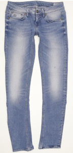 G-Star 3301 Women Blue Skinny Slim Stretch Jeans W27 L31 (93922)
