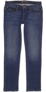 Levi's Slight Curve Women Blue Straight Slim Stretch Jeans W31 L32 (94214)