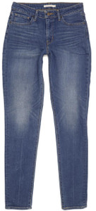 Levi's 721 Women Blue Skinny Slim Stretch Jeans W29 L32 (94256)