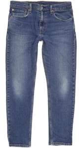 Levi's 512 Men Blue Tapered Slim Stretch Jeans W32 L28 (94130)