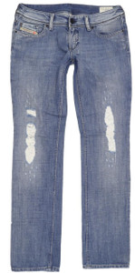 Diesel Lowky 008AR Women Blue Straight Slim Jeans W30 L32 (94397)