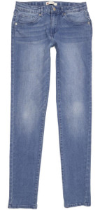 Levi's 711 Kids Women Blue Skinny Slim Stretch Jeans W24 L30 (94827)