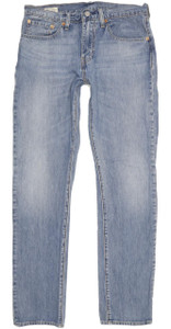 Levi's 502 Men Blue Tapered Regular Stretch Jeans W31 L33 (95072)