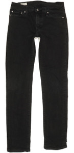 Levi's 511 Men Black Straight Slim Stretch Jeans W30 L33 (94594)