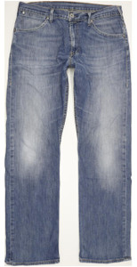 Levi's 506 Men Blue Straight Regular Stretch Jeans W33 L32 (94646)