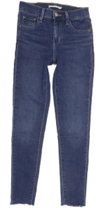 Levi's 720 Women Blue Skinny Slim Stretch Jeans W24 L26 (95259)