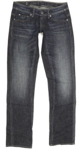 G-Star New Reese Women Blue Straight Slim Stretch Jeans W29 L31 (95309)