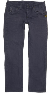 G-Star Attacc Low Men Navy Straight Slim Stretch Jeans W33 L31 (95816)