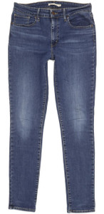 Levi's 721 Women Blue Skinny Slim Stretch Jeans W31 L31 (95914)