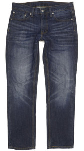 Levi's 511 Men Blue Straight Slim Jeans W32 L30 (96272)