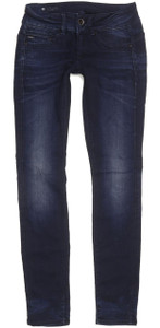 G-Star Midge Women Navy Skinny Slim Stretch Jeans W26 L30 (96595)