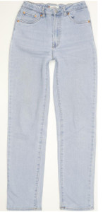 Levi's Ribcage Kids Blue Straight Slim Stretch Jeans W24 L30 (96796)