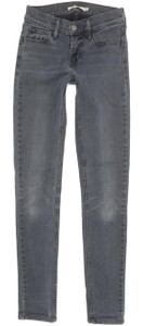 Levi's 710 Super Women Blue Skinny Slim Stretch Jeans W24 L28 (96984)