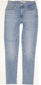 Levi's 721 Women Blue Skinny Slim Stretch Jeans W27 L29 (96940)