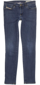 Diesel Skinzee 0813C Women Blue Skinny Slim Stretch Jeans W30 L31 (97295)