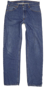 Levi's 521 Men Blue Straight Regular Jeans W35 L33 (97434)