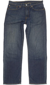 Levi's 751 Men Blue Straight Regular Stretch Jeans W34 L31 (97522)