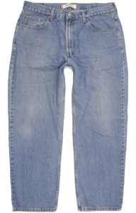 Levi's 550 Men Blue Straight Relaxed Jeans W37 L29 (97582)