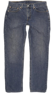Levi's 511 Men Blue Straight Slim Jeans W34 L30 (97637)