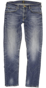 Lee Men Blue Skinny Slim Jeans W31 L30 (98132)