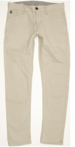 G-Star Bronson Men Beige Straight Slim Chino Stretch Jeans W32 L31 (98097)