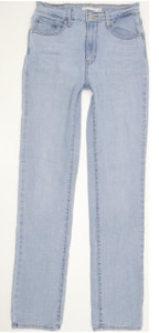 Levi's 724 Women Blue Straight Slim Stretch Jeans W28 L32 (98319)