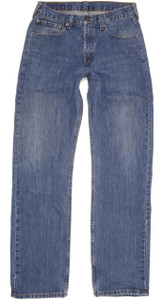 Levi's 751 Men Blue Straight Regular Jeans W31 L34 (98385)