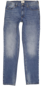 Mustang Tramper Men Blue Tapered Slim Stretch Jeans W34 L33 (98753)