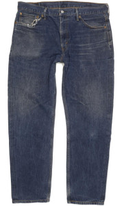 Levi's 508 Men Blue Straight Slim Jeans W38 L29 (98974)