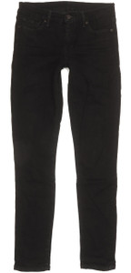 Levi's Women Black Skinny Slim Stretch Jeans W28 L31 (98868)