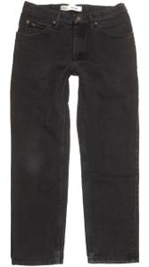 Lee Men Black Straight Regular Jeans W32 L29 (99227)