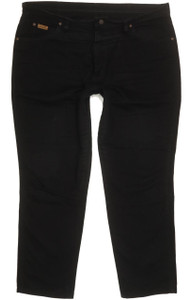 Wrangler Texas Men Black Straight Regular Jeans W40 L30 (99593)