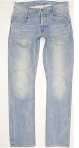 G-Star Men Blue Straight Slim Jeans W32 L32 (99938)