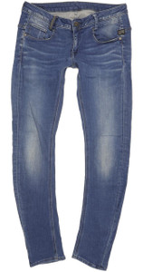 G-Star Women Blue Skinny Slim Stretch Jeans W30 L30 (100205)