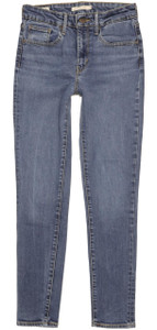 Levi's 721 Women Blue Skinny Slim Stretch Jeans W27 L29 (100766)