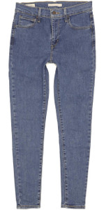 Levi's 720 Women Blue Skinny Slim Stretch Jeans W27 L28 (100799)