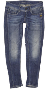 G-Star Women Blue Skinny Slim Stretch Jeans W28 L29 (100789)