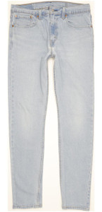 Levi's 512 Men Blue Tapered Slim Jeans W32 L32 (100730)