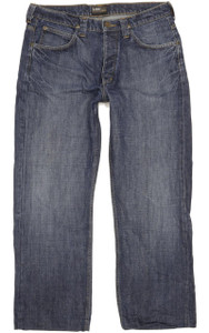 Lee Nash Men Blue Straight Regular Jeans W34 L29 (101258)