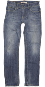 Levi's 511 Men Blue Straight Slim Stretch Jeans W31 L31 (101442)