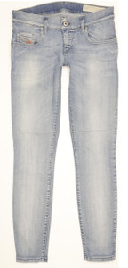Diesel Grupee-Ankle Women Blue Skinny Slim Stretch Jeans W26 L32 (101401)