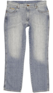 Wrangler Texas Men Blue Straight Regular Jeans W36 L31 (101547)