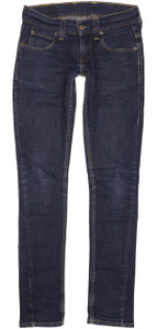 Levi's 603 Women Blue Straight Slim Stretch Jeans W27 L34 (101815)