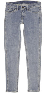 Levi's Women Blue Skinny Slim Stretch Jeans W27 L29 (101937)
