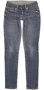 G-Star Midge Women Blue Skinny Slim Stretch Jeans W27 L32 (101892)