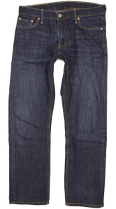 Levi's 504 Men Blue Straight Regular Stretch Jeans W30 L29 (101938)