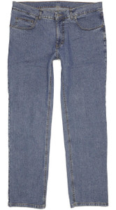 Pioneer Ron Men Blue Straight Regular Stretch Jeans W38 L32 (101977)